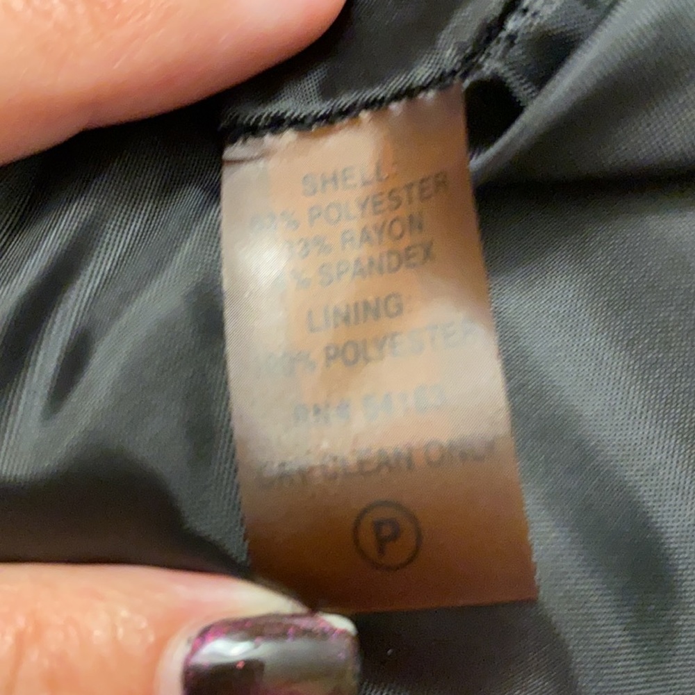 Calvin Klein black tiered dress - Picture 7 of 7